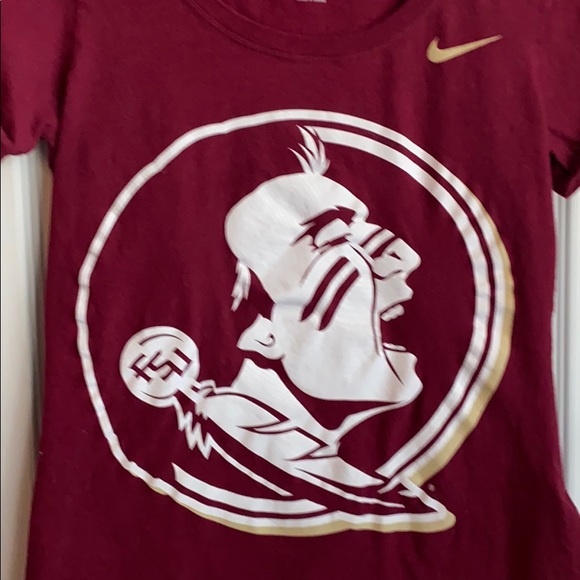 Nike FSU Seminoles Fluid Logo Scoop Neck T-Shirt - Picture 4 of 7